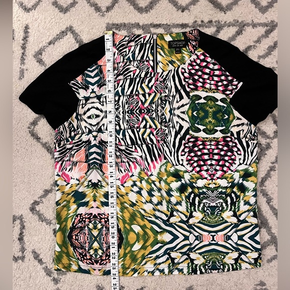 TopShop short sleeve Blouse US 8 - Picture 2 of 7